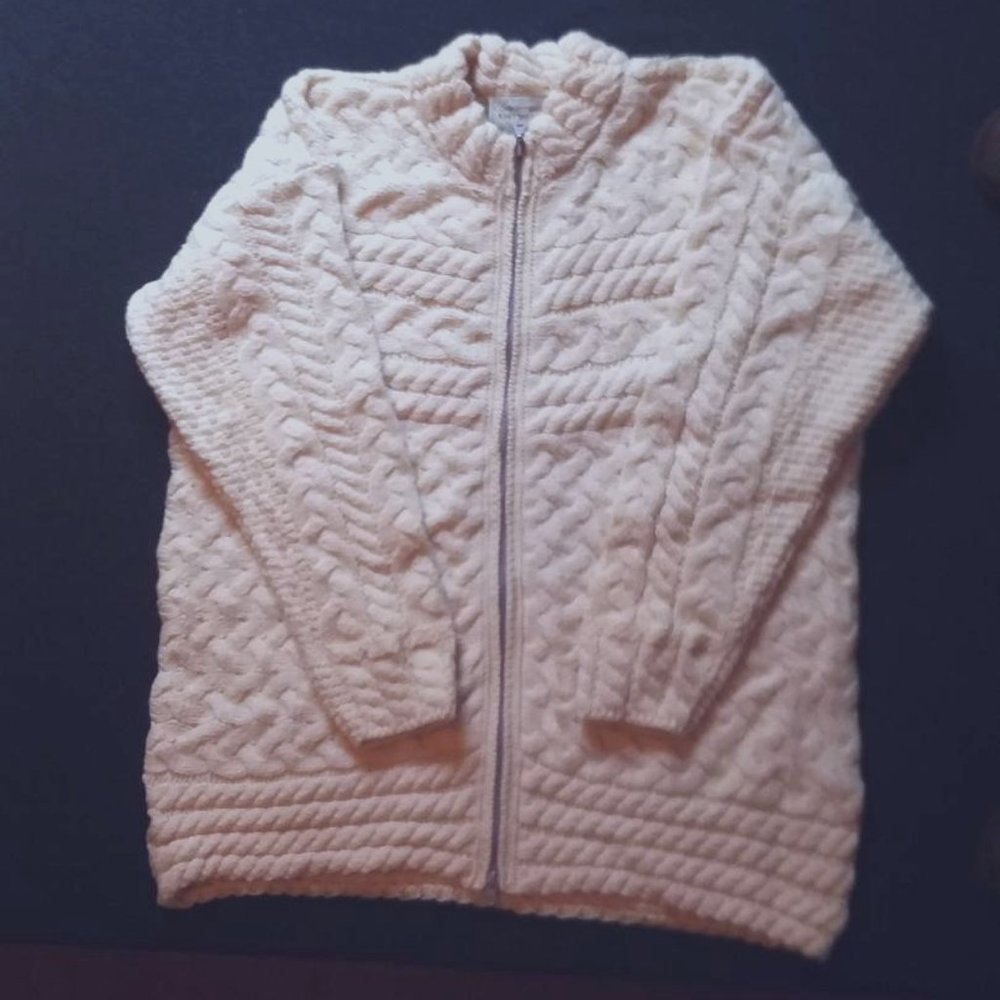 NWT 100% Merino Wool Cardigan by Connemara